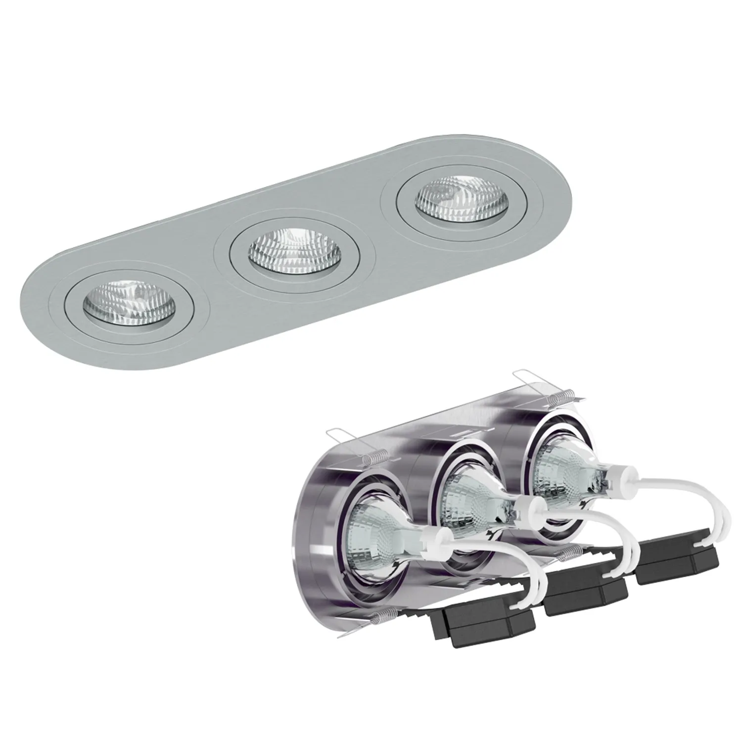 Rendl Light Studio Bizz III spot incastrat aluminiu orientabil
