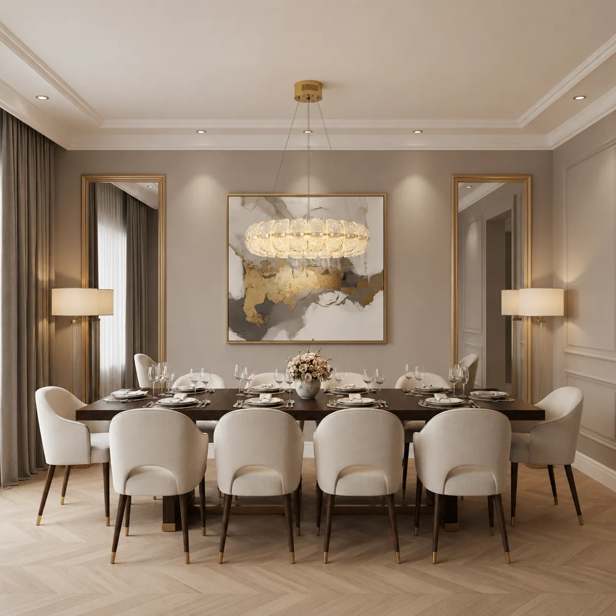 Alessandro Design MAYON Supremo candelabru LED auriu 80x80