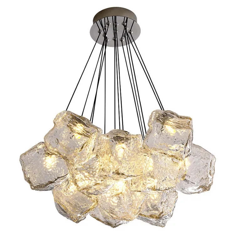 ECOLUCE MODERN lustra globuri 13xE27 crom