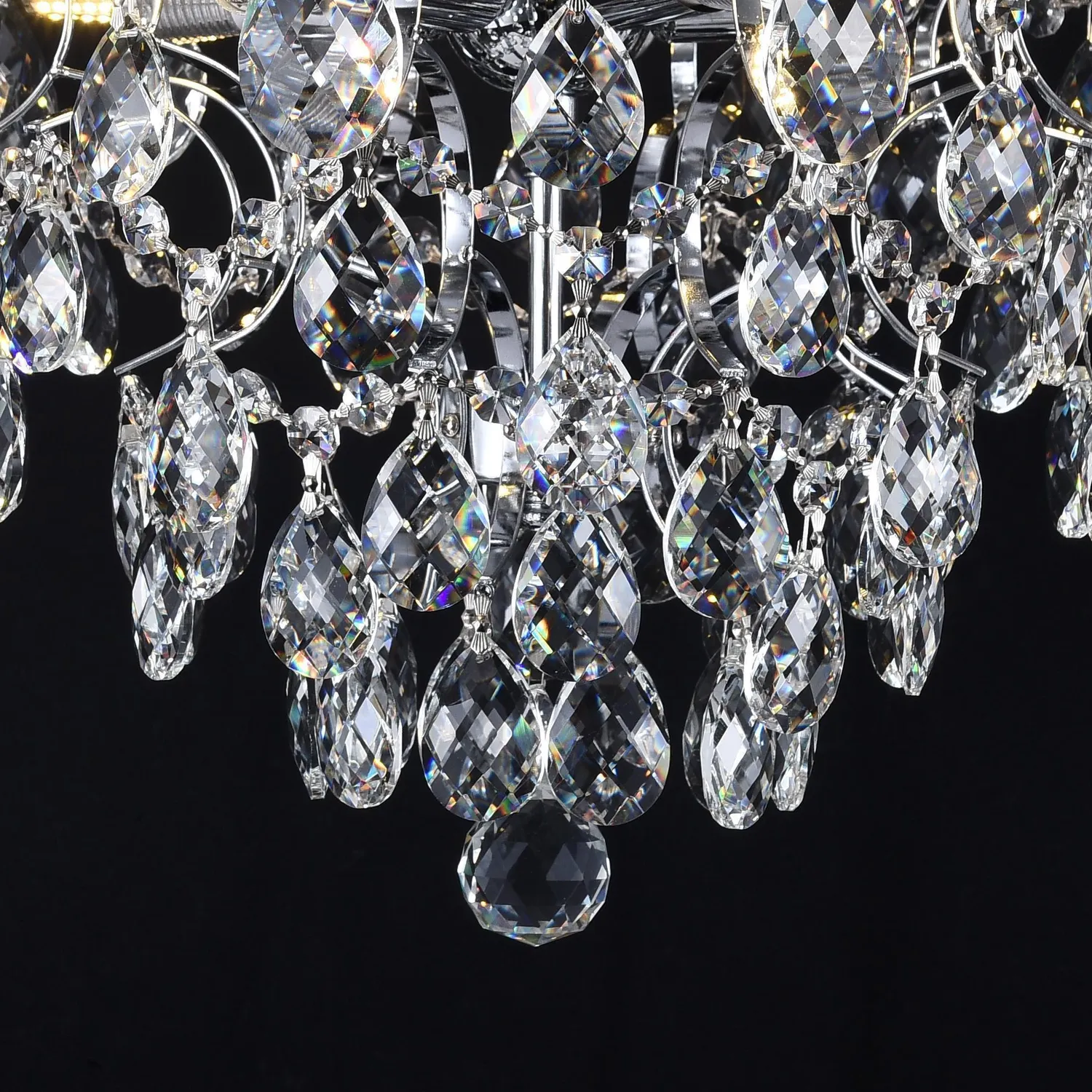 Alessandro Design Crystara Nobile candelabru 5xE14 40cm crom