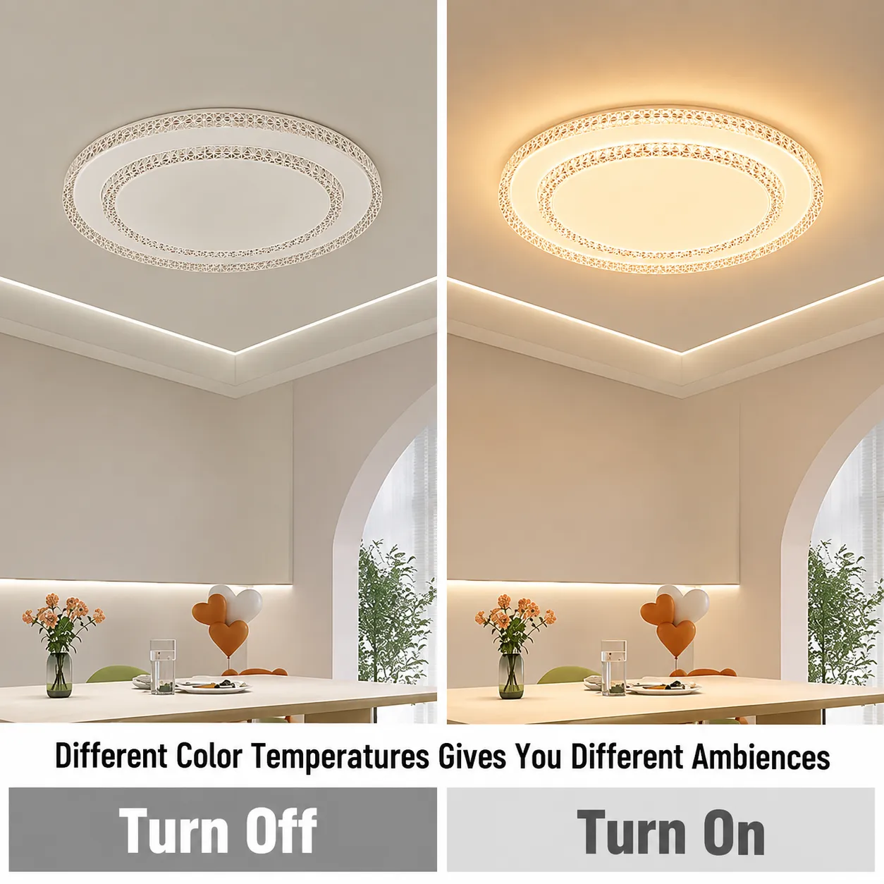 Alessandro Design Qikiqtaaluk Noble lustra LED 40W 38cm alba