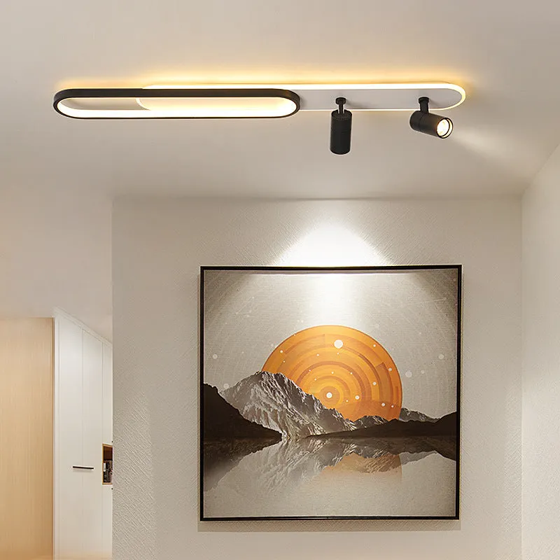 Alessandro Design Fisso Camilla lustra LED 69W neagra