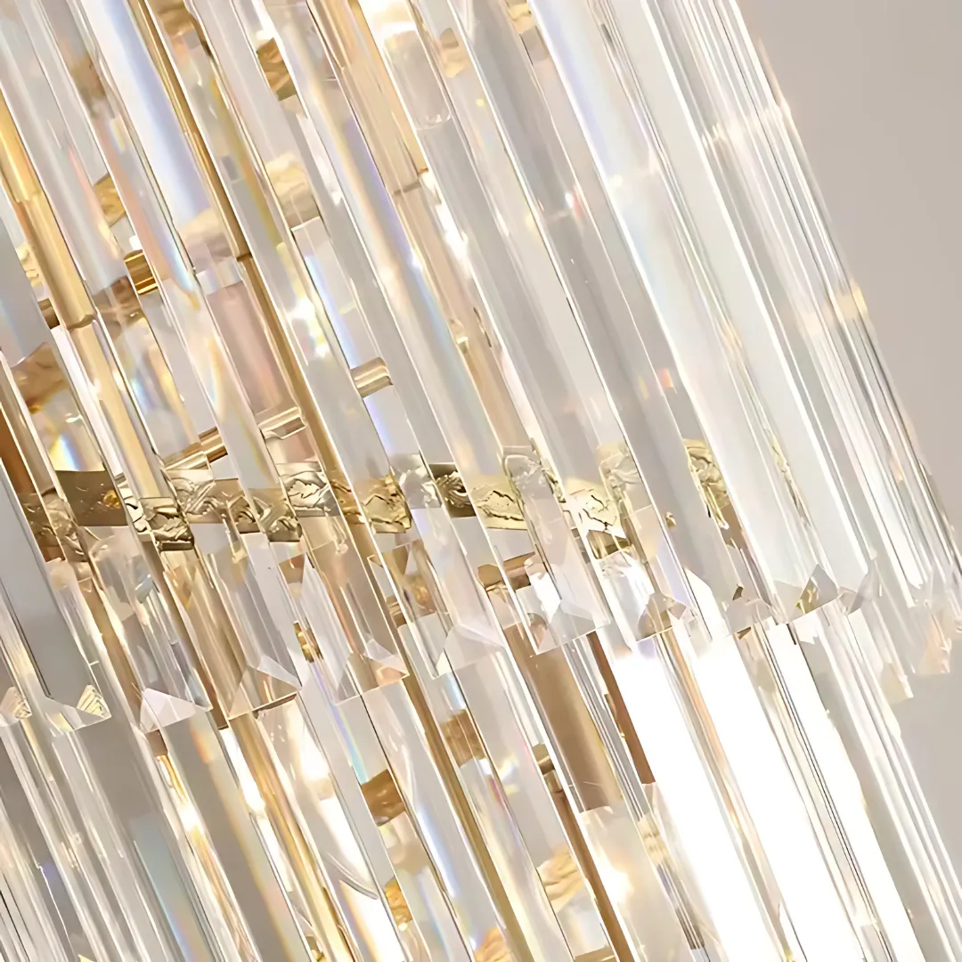 Alessandro Design Blois Ascender candelabru cristal auriu 60cm