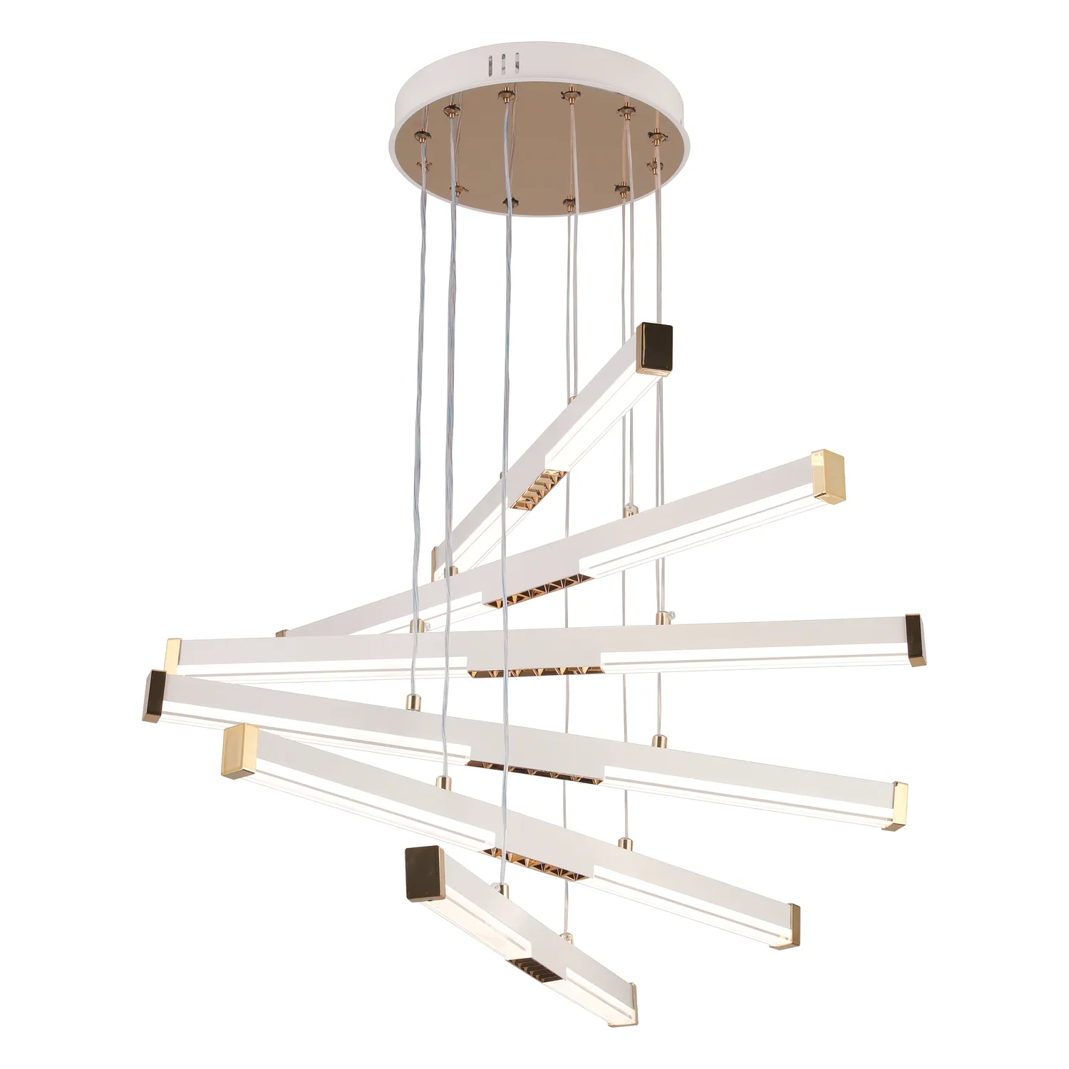 Alessandro Design LT183/6WH 81W lustră LED albă 3000-6000K
