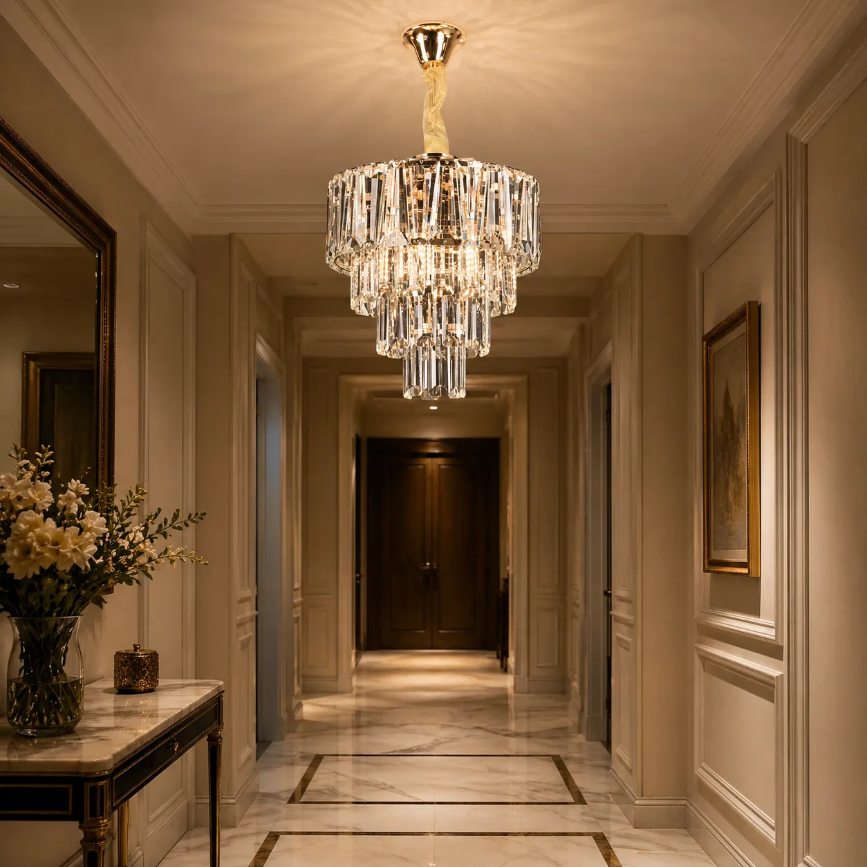Alessandro Design Valmont Petito candelabru 3xE14 auriu