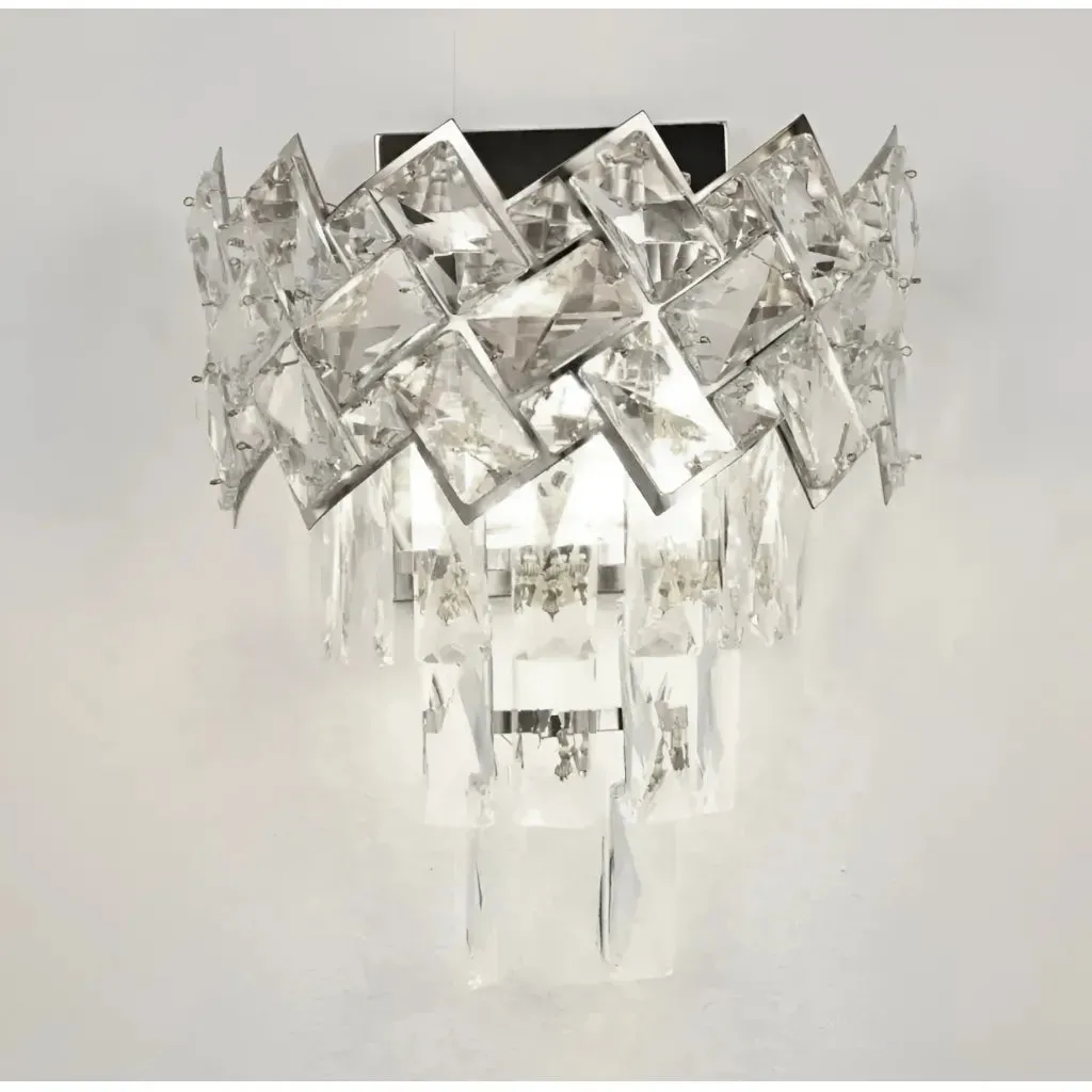 Alessandro Design Windsor aplica perete 2x E14 crom cristal