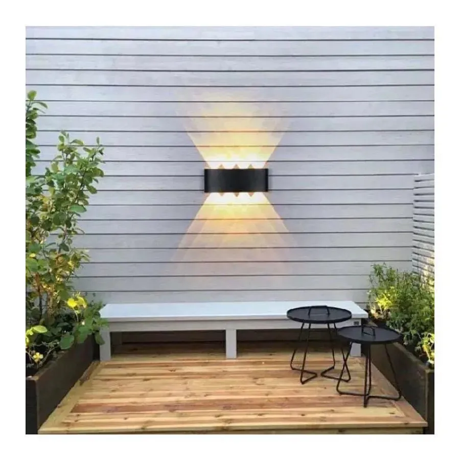 Alessandro Design Fantas aplica LED 8x1W IP65 neagra 3000K