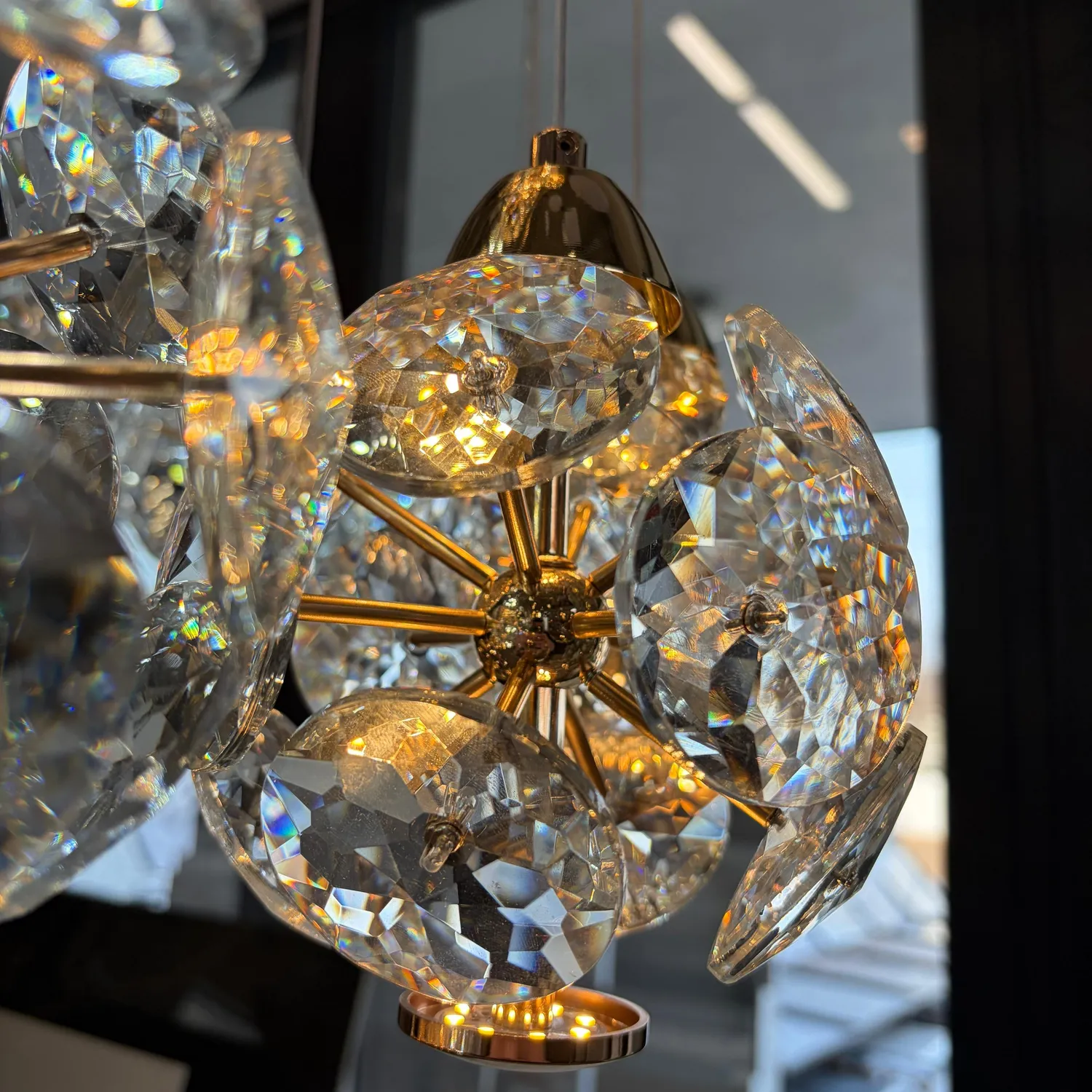 Alessandro Design Kilkenny Culmino candelabru LED 144W auriu 60cm