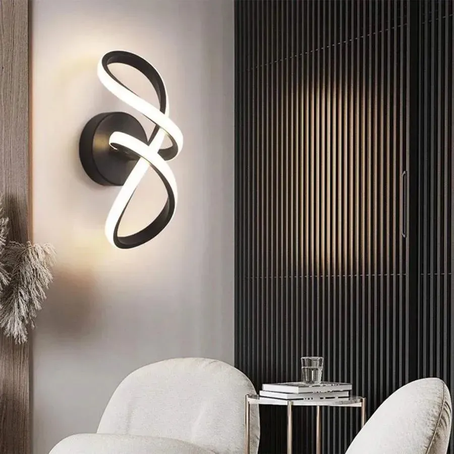 Alessandro Design Isaura aplica LED 23W alb negru
