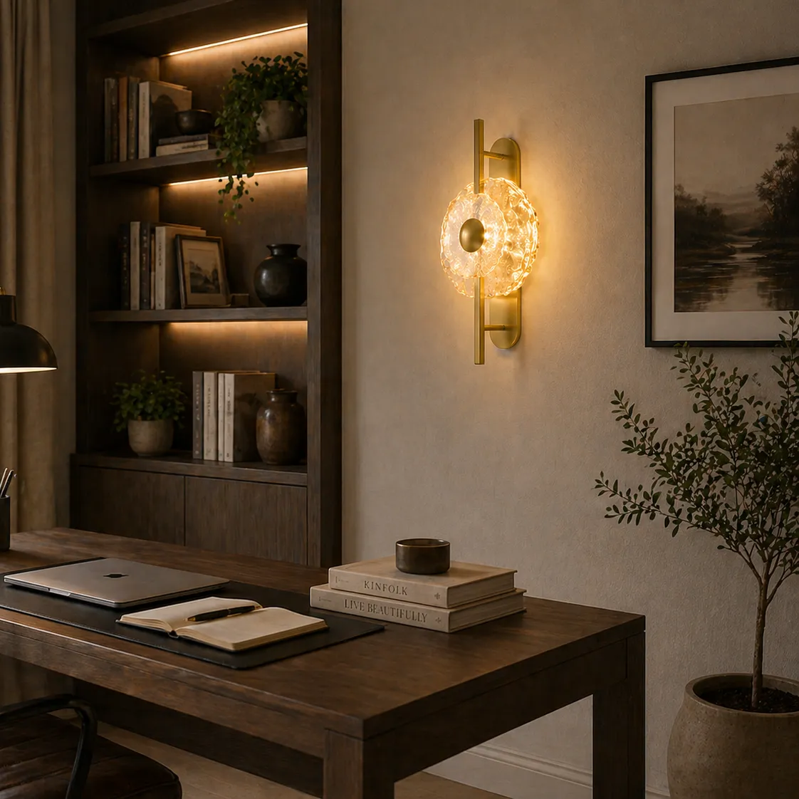 Alessandro Design Luma aplica LED aurie 3 temperaturi