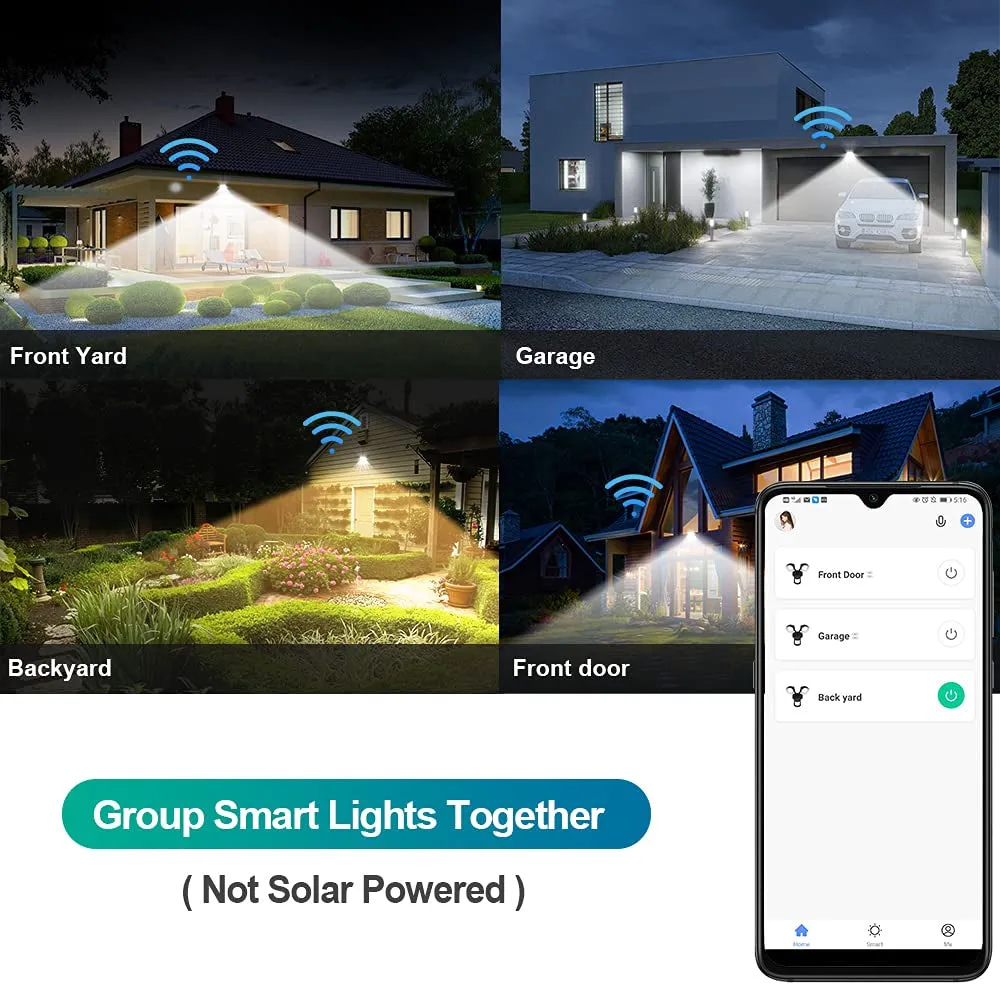 Ustellar 30W proiector LED smart exterior securitate