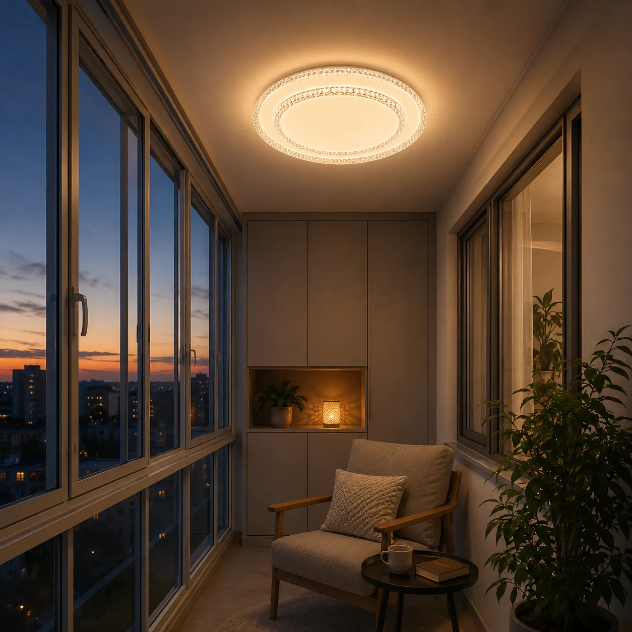 Alessandro Design Qikiqtaaluk Noble lustra LED 40W 38cm alba