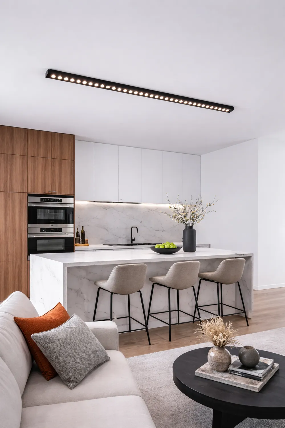 Alessandro Design proiector liniar LED 72W 2,4m 4000K grila