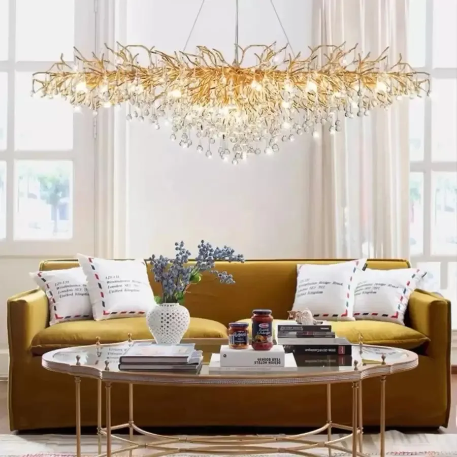 Alessandro Design Kaiser candelabru auriu 13xG9 120cm