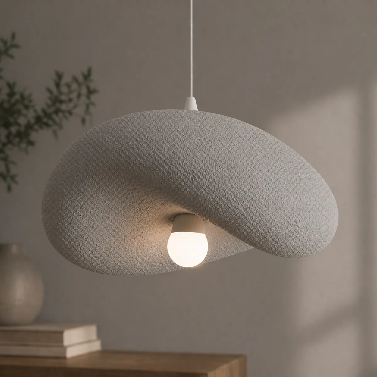 Alessandro Design Foamer Nobile lustra E27 gri 39cm
