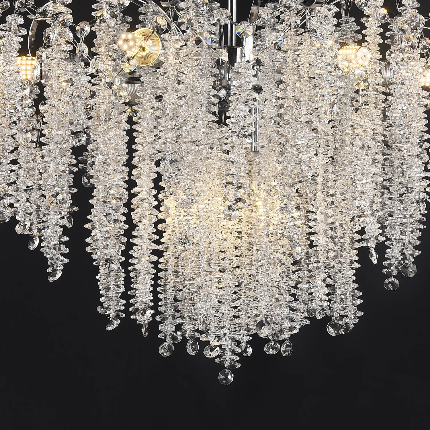 Alessandro Design PUBU Elegance candelabru cristal 50cm 5xE14 crom