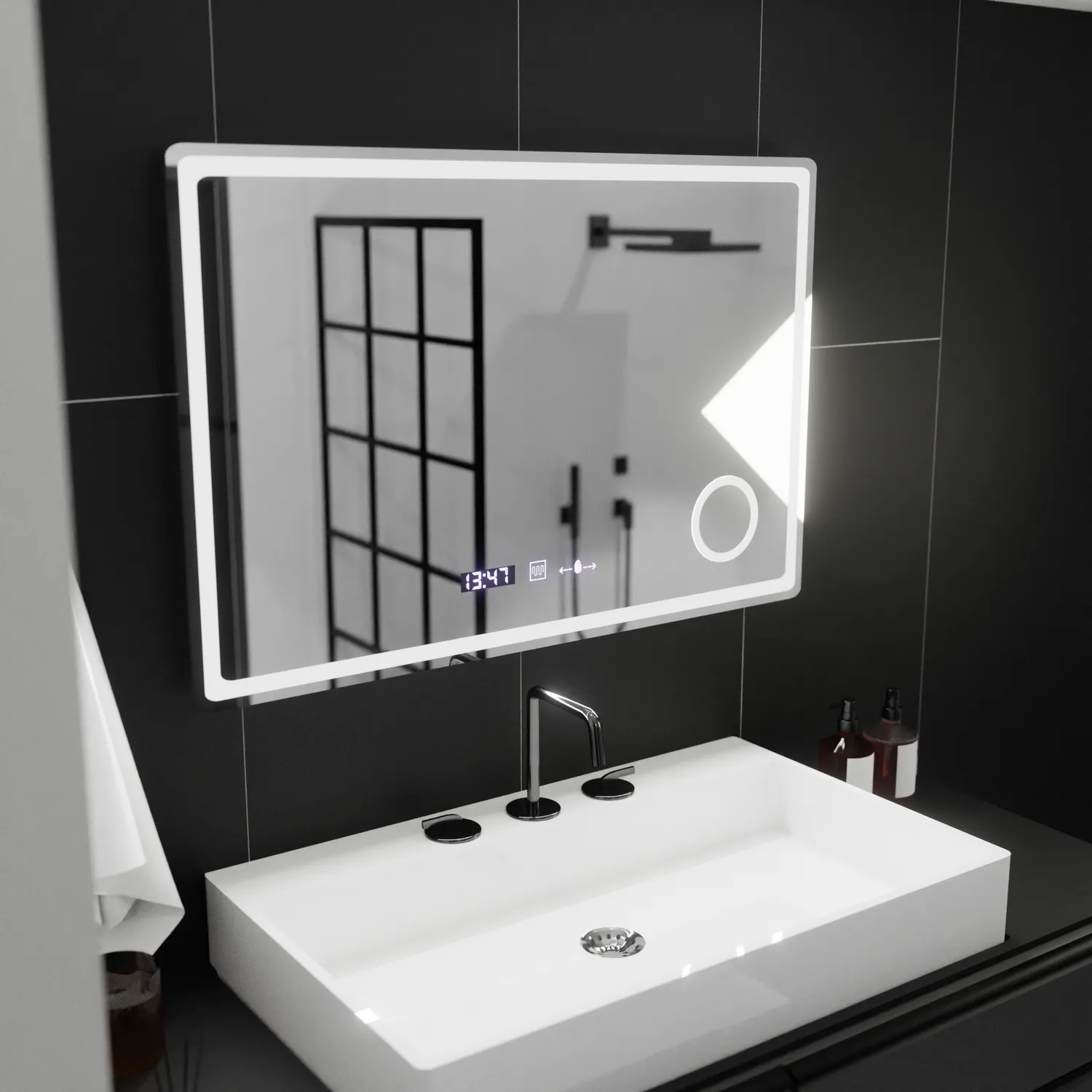 Alessandro Design Velor Marcello oglinda LED 90x60 dezaburire
