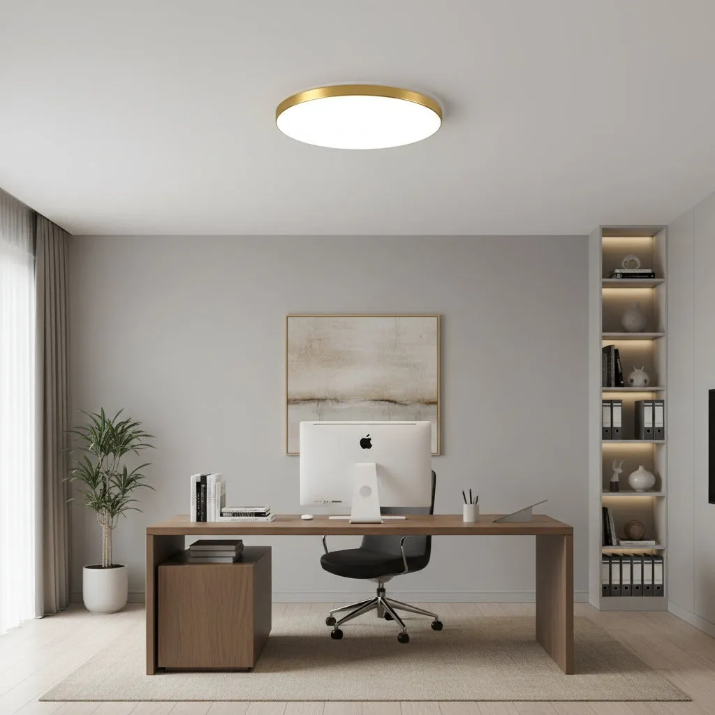 Alessandro Design Solis 37cm Plafoniera LED 33W Aurie Rece