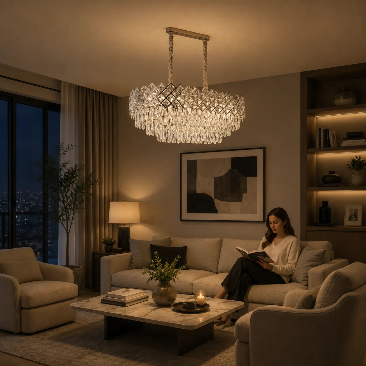Alessandro Design Vectoria Supremo candelabru cristal 10xE14 crom