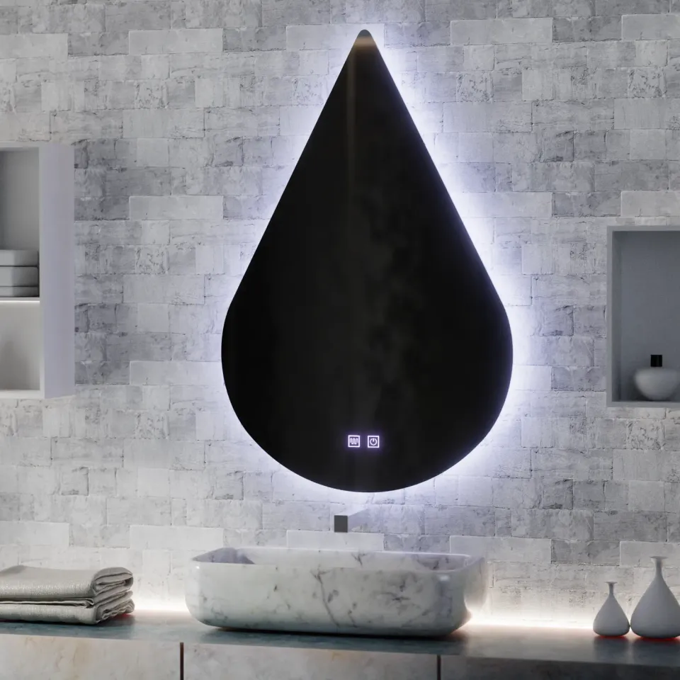 Alessandro Design River oglinda LED picatura 80x120cm