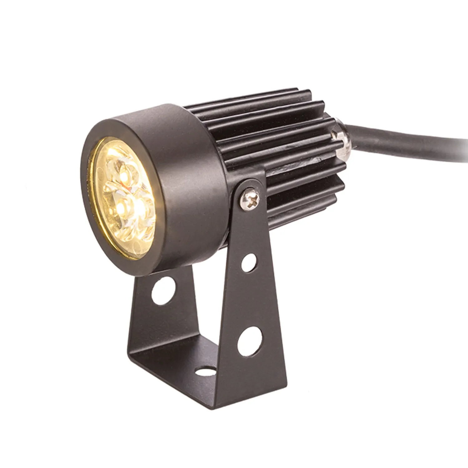 Rendl Gun proiector exterior LED negru cu tarus