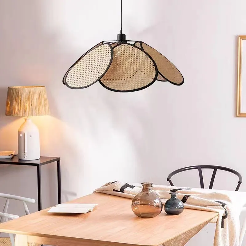 Alessandro Design LV825 lustra vintage lemn 80cm maro E27