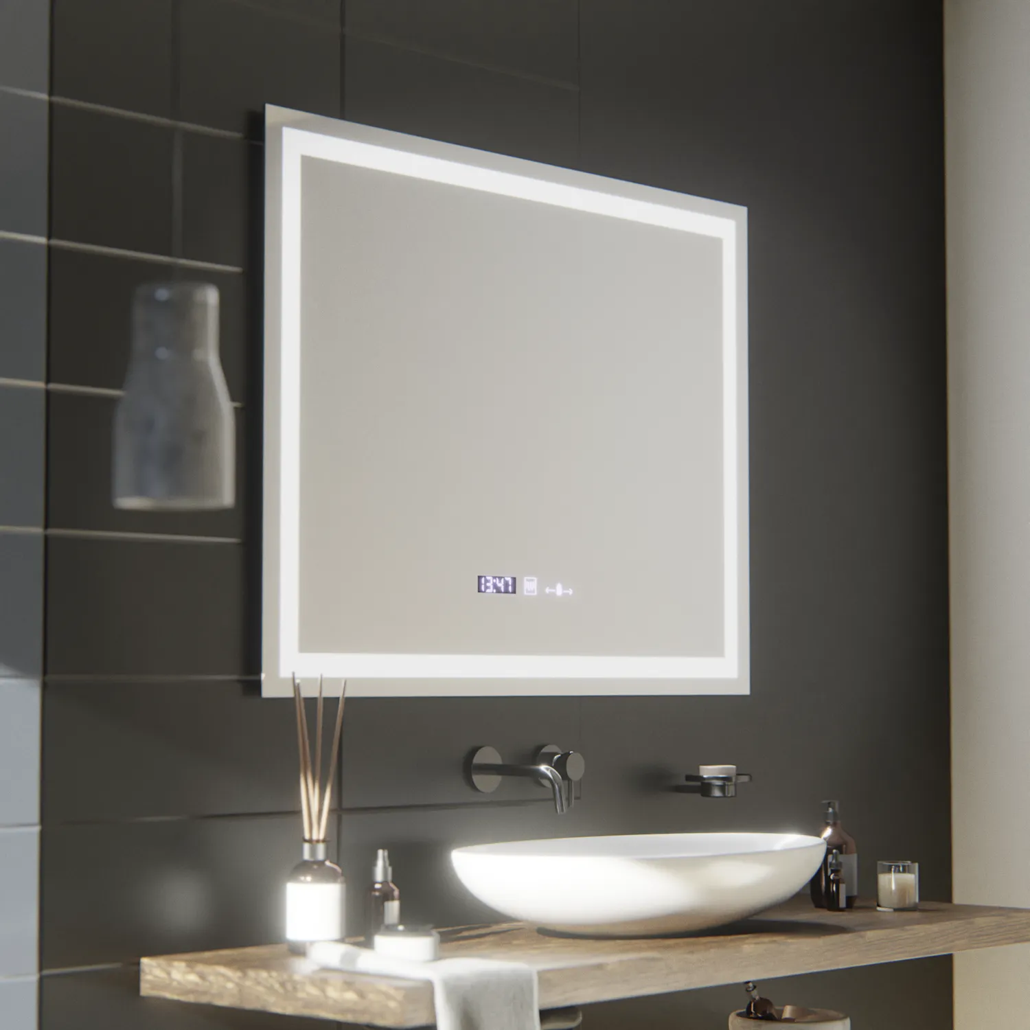 Alessandro Design Verite MotionGlow Marcello oglinda LED 100x75cm