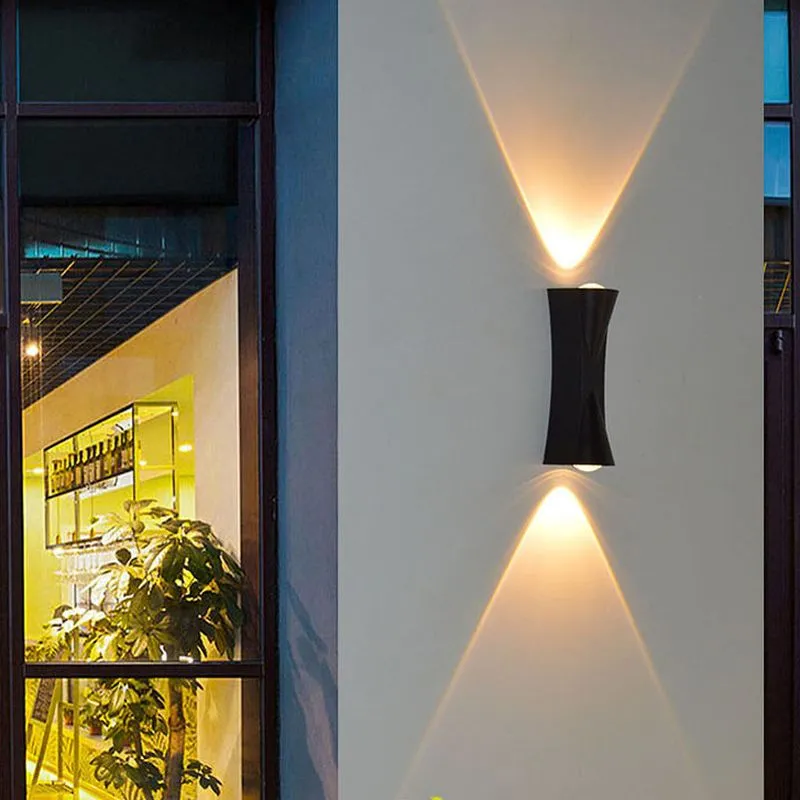 Alessandro Design AX220 aplica LED neagra exterior 2x10W