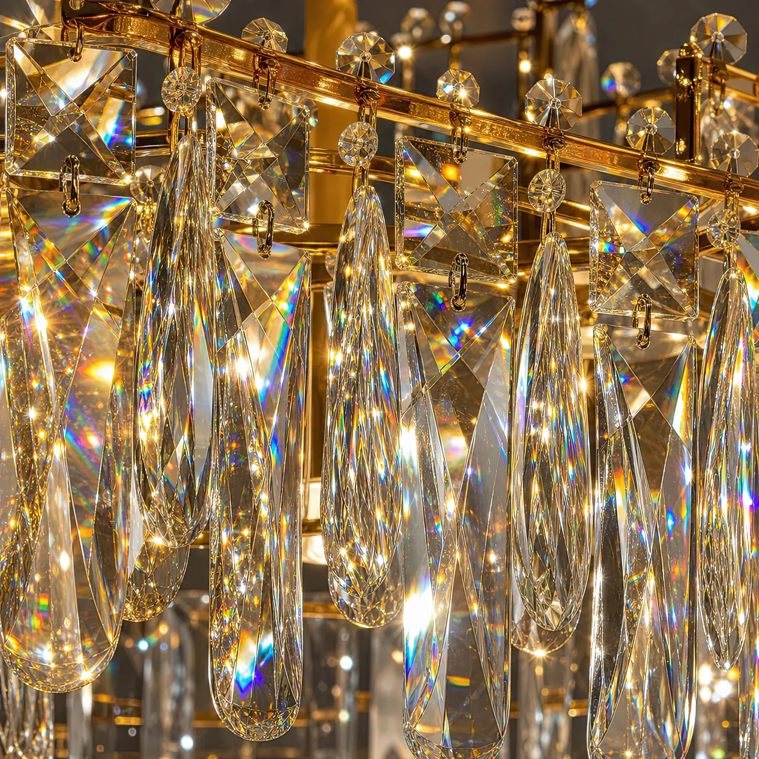 Alessandro Design Topkapi Nobile candelabru cristal auriu 40cm