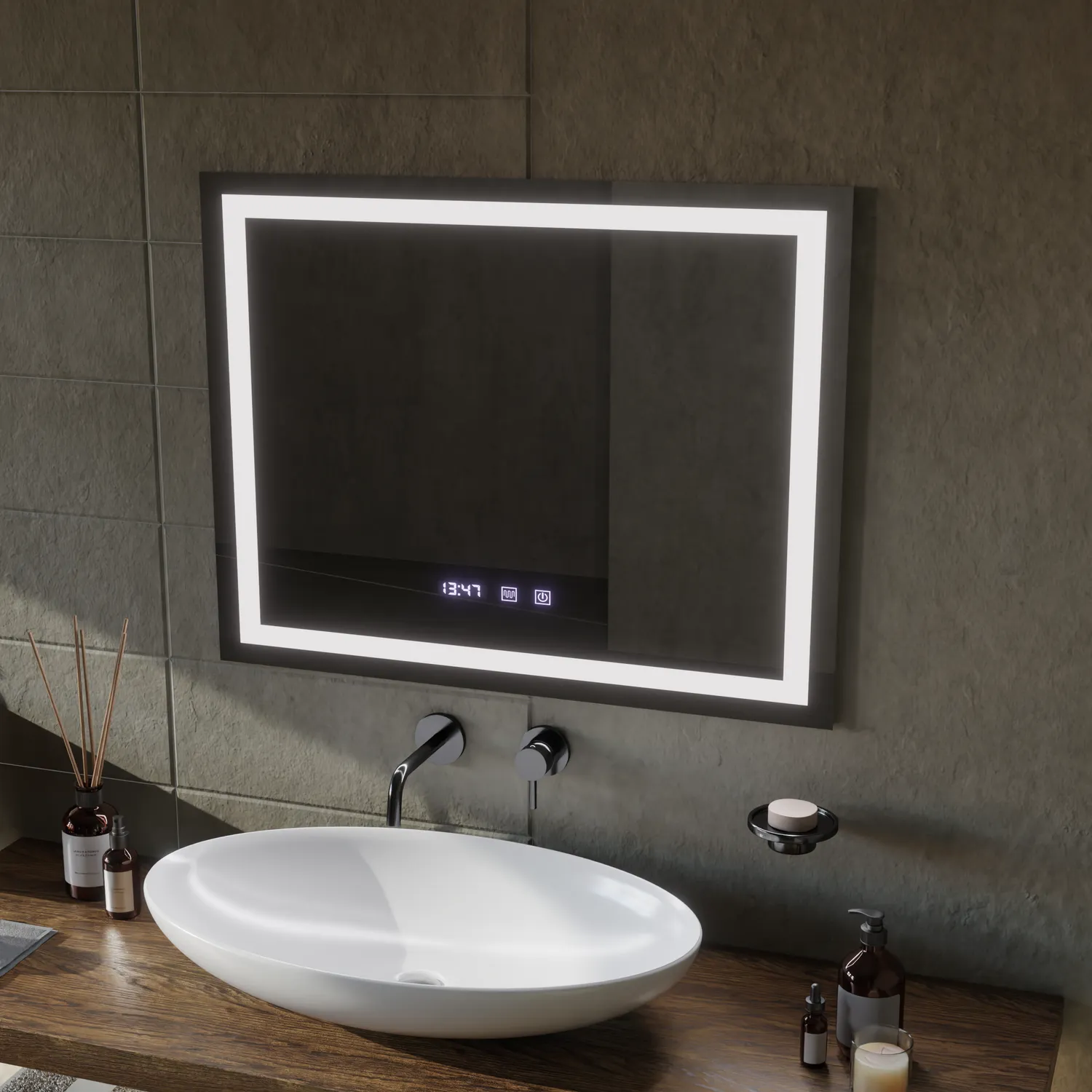 Alessandro Design Modena 80x60 oglinda LED baie