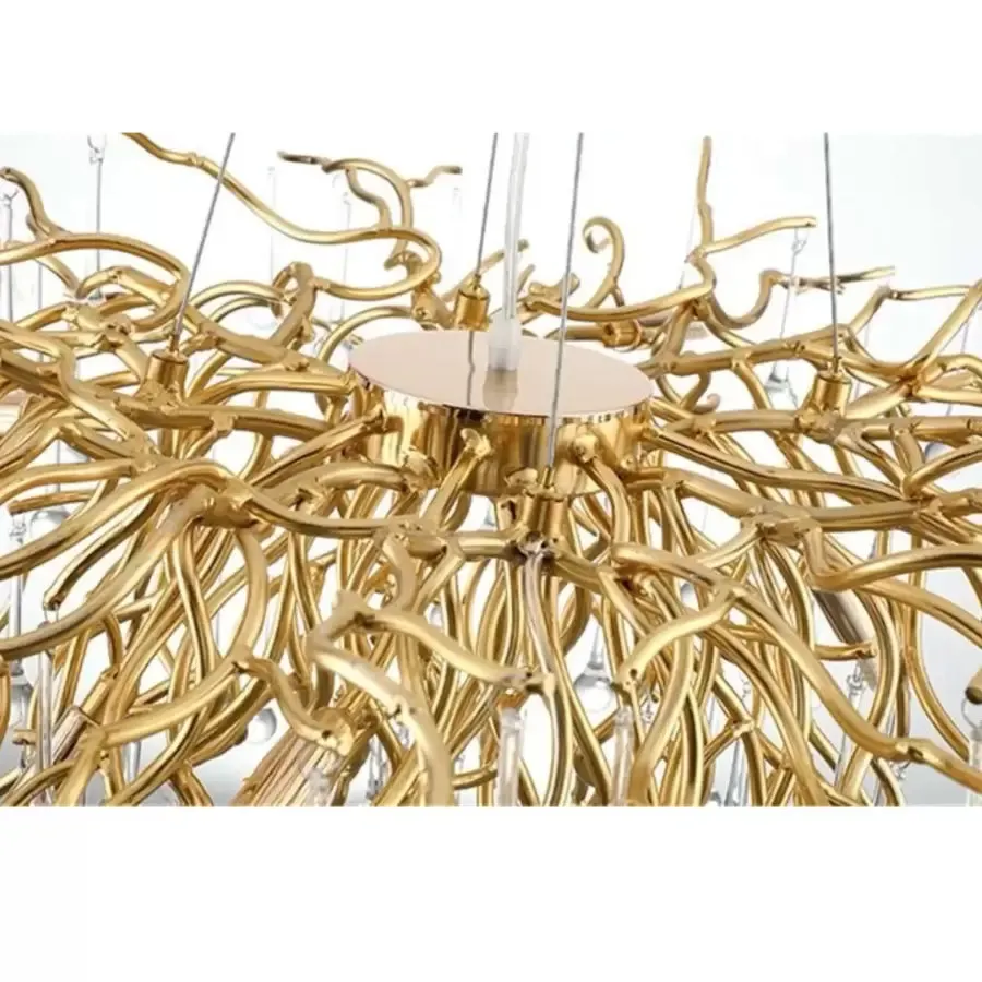Alessandro Design Kaiser candelabru auriu 13xG9 120cm
