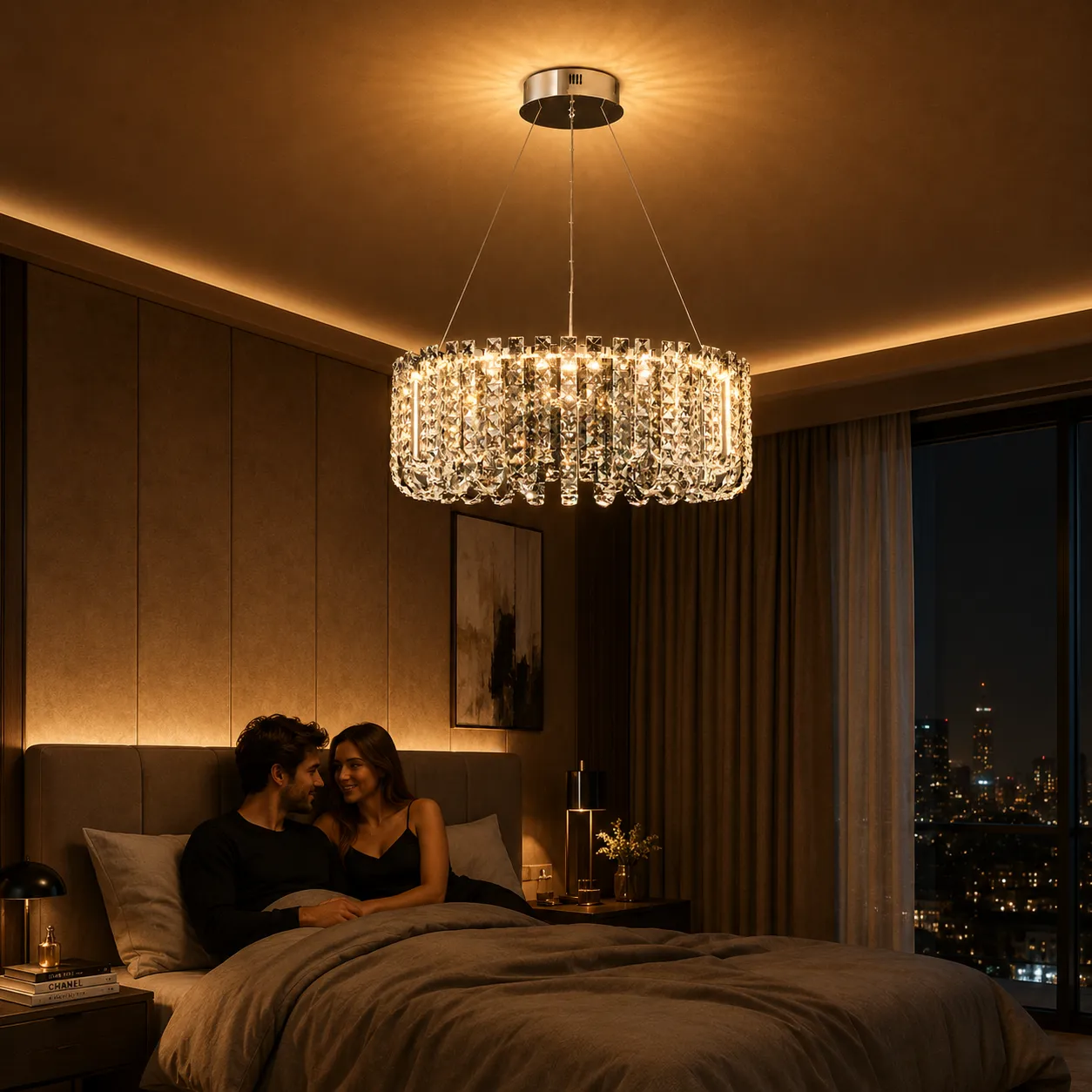Alessandro Design TURKMENABAT Magno candelabru LED cristal 35W