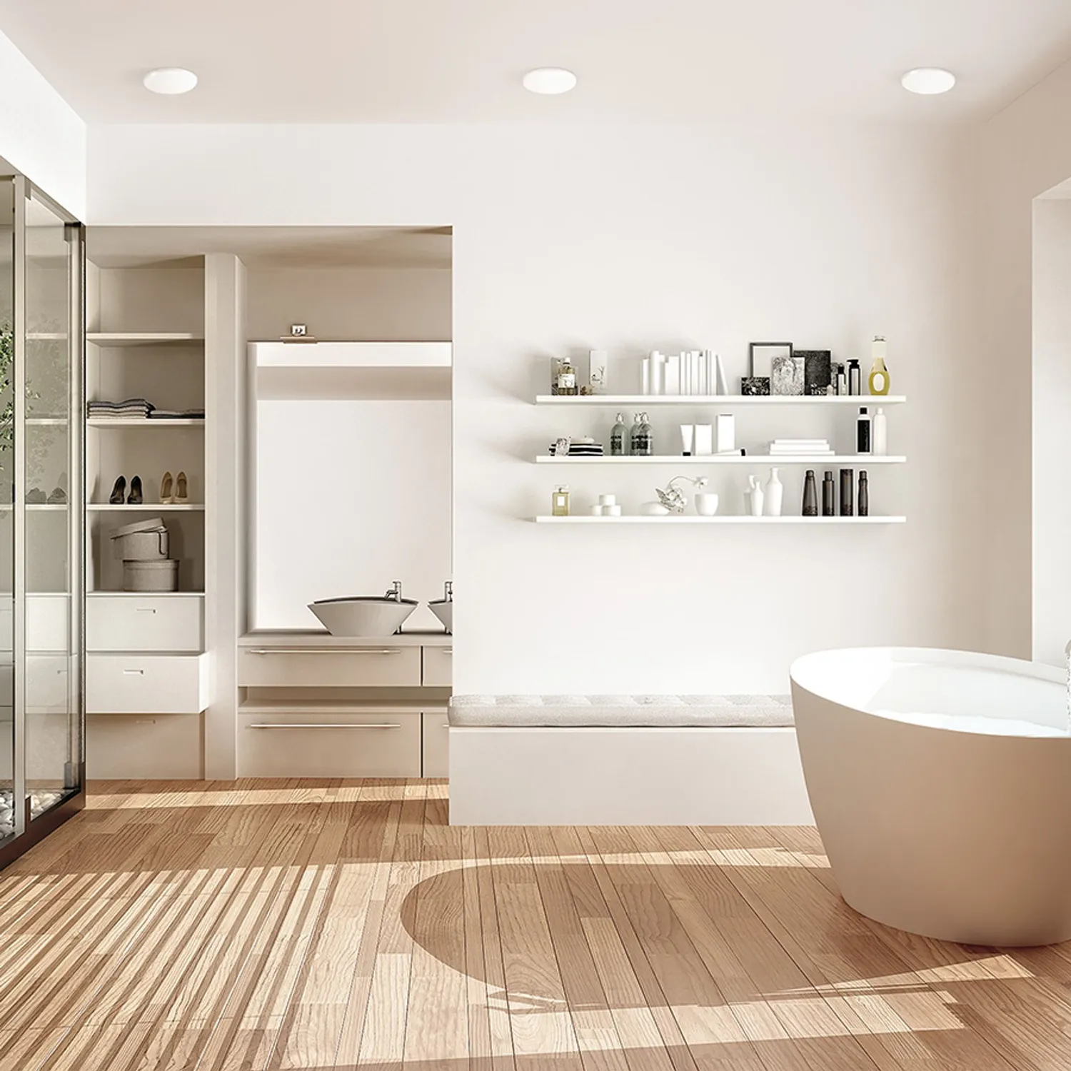 Rendl Beli R 10 plafoniera incastrata baie