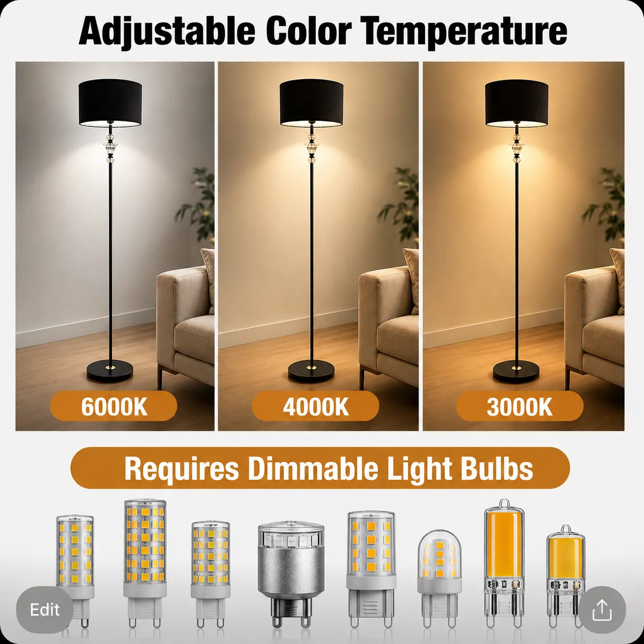 Alessandro Design PAVLODAR lampadar E27 165cm negru cristal