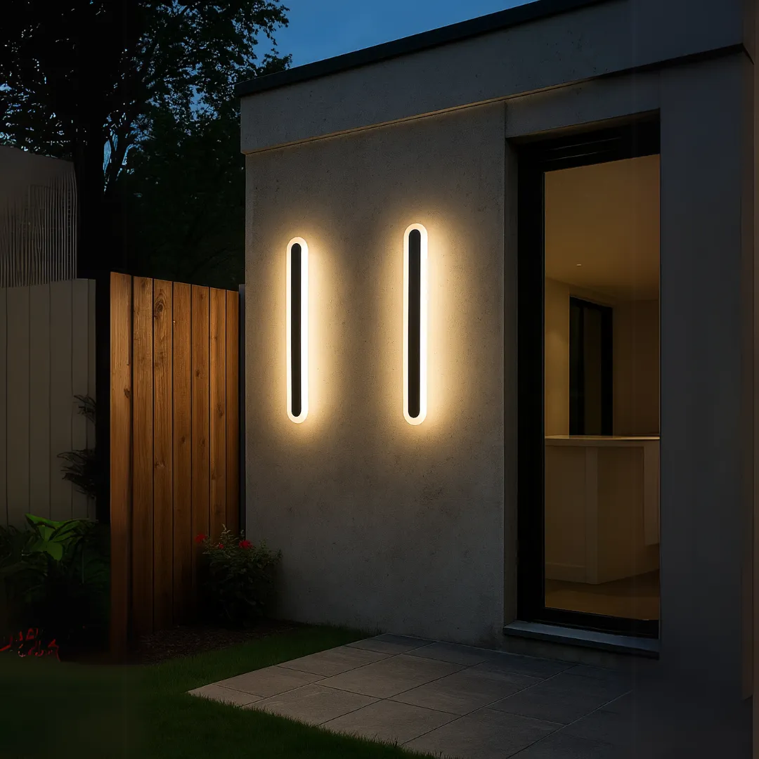 Alessandro Design Suha aplica LED exterior 70cm neagra 10W