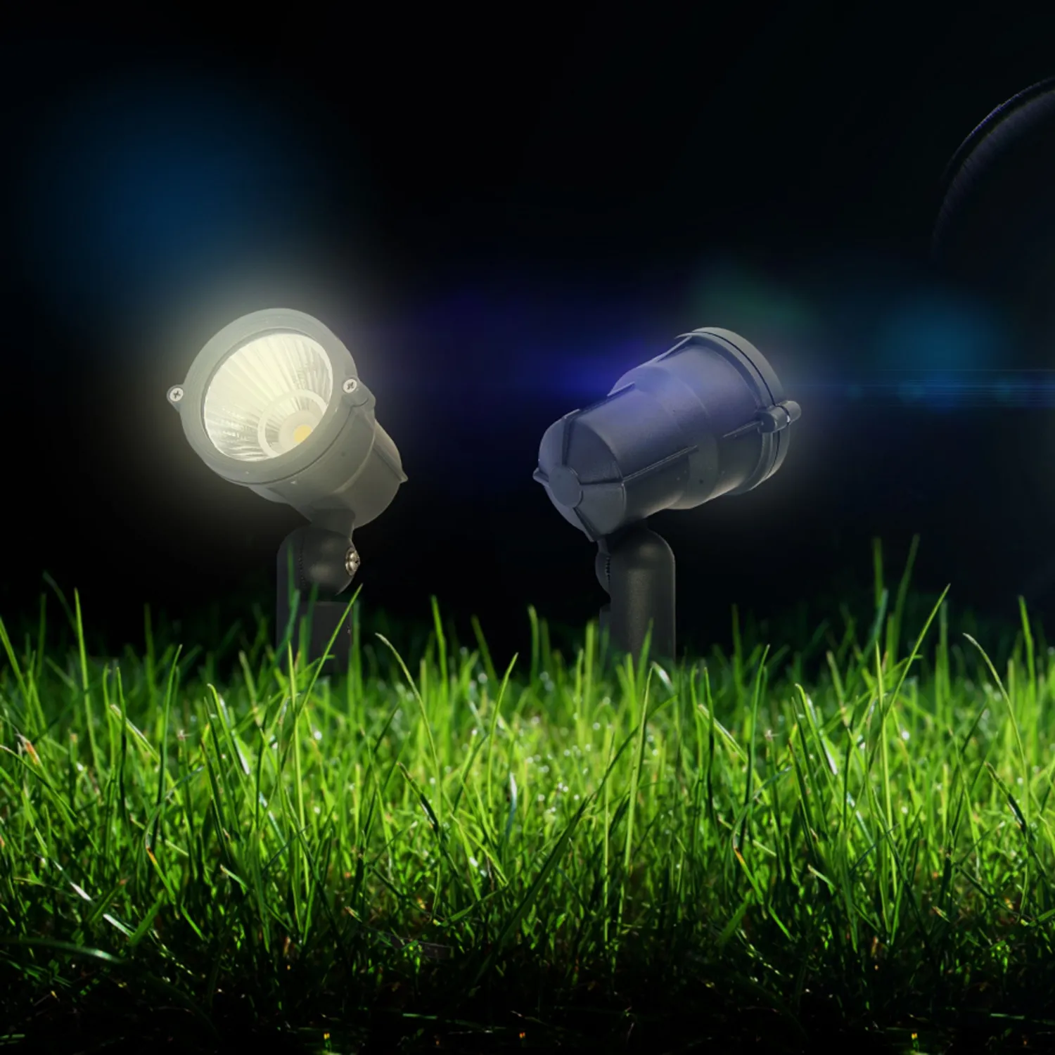 Rendl Light Studio Gary spot exterior gri LED cu tarus