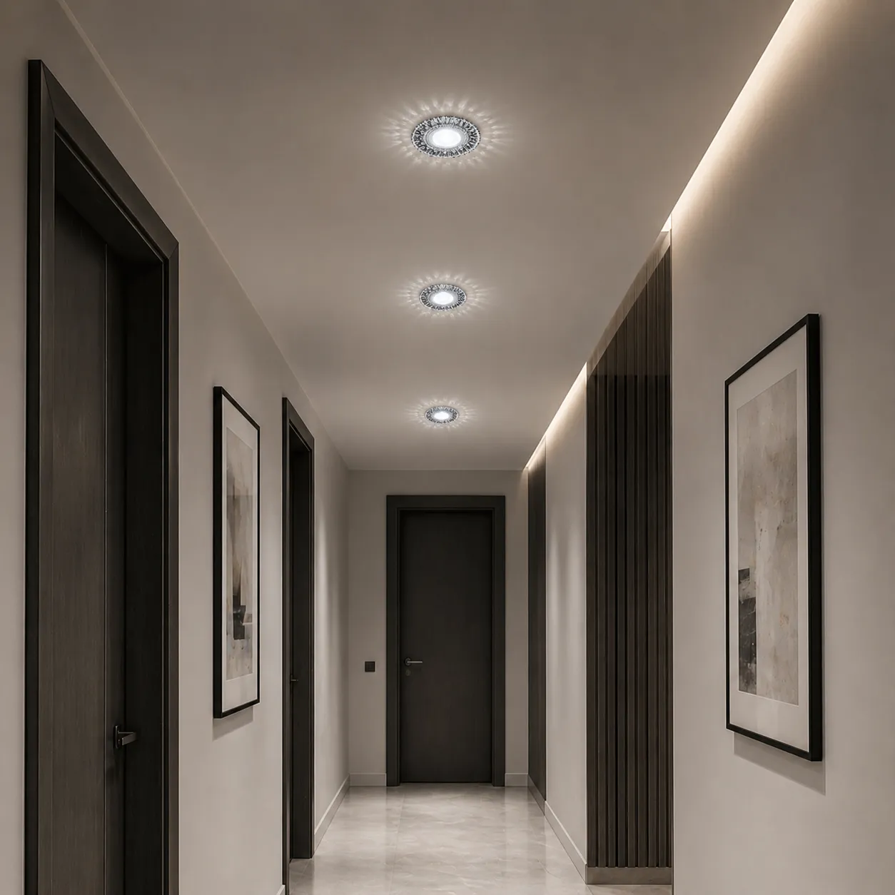 Alessandro Design Orbita spot LED rotund alb 5W RGB