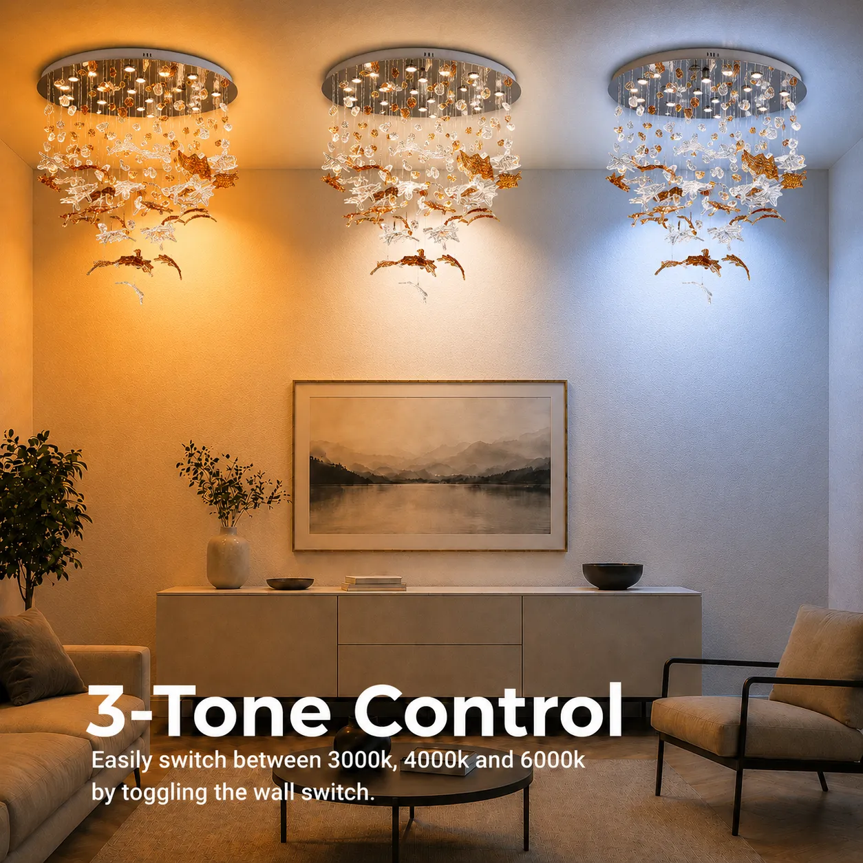 Alessandro Design ESIK Supremo Candelabru LED 112W Auriu 3 culori