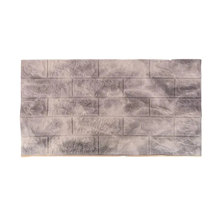 Alessandro Design tapet 3D cărămidă gri autoadeziv 10x 77x70cm