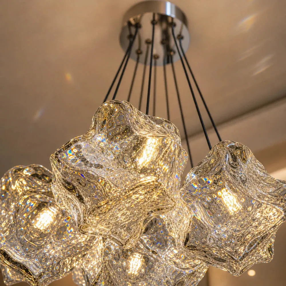 Alessandro Design Ecoluce Modern lustra glob 7xE27 crom