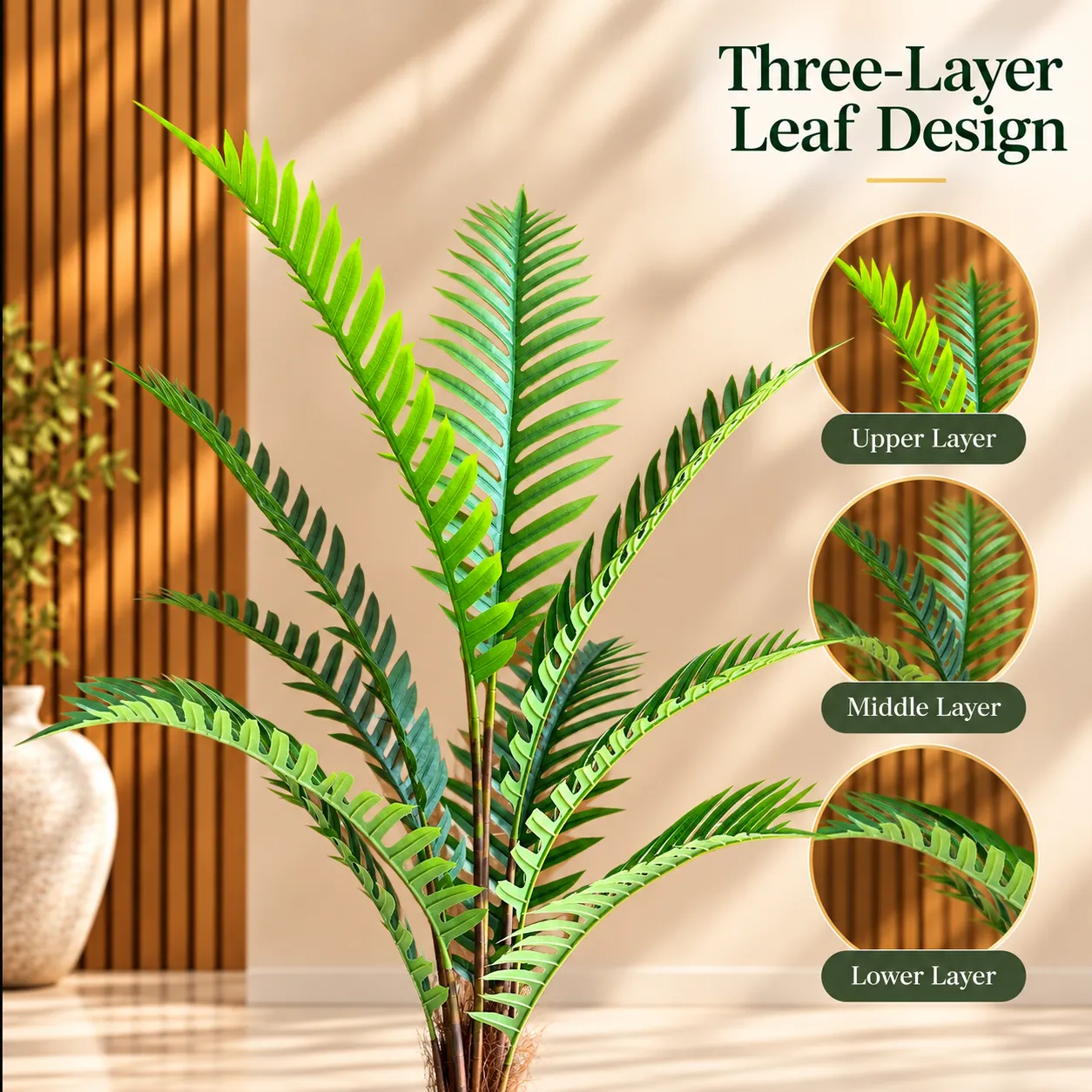 Alessandro Design palmier artificial Royal 180cm verde cu ghiveci