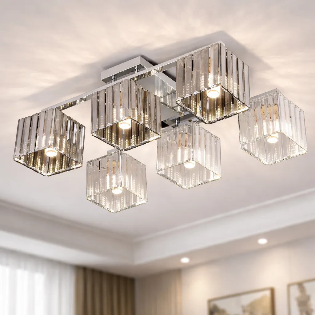 Alessandro Design Georgian LC115/6 lustra crom 6xE27 industrial