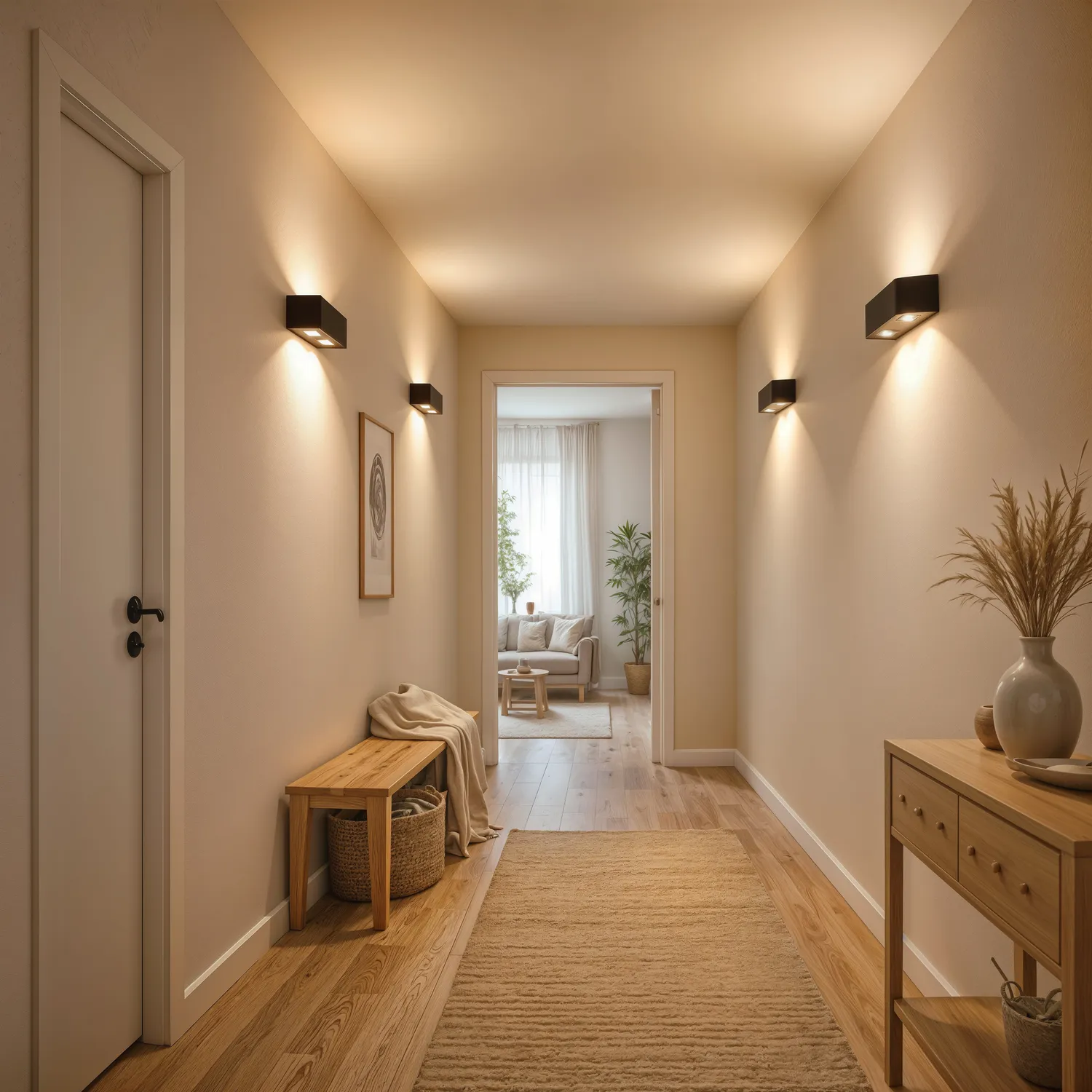 Alessandro Design Ellis aplica LED exterior neagra lumina calda