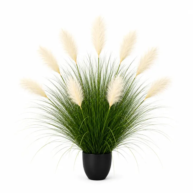 Alessandro Design iarba artificiala 110cm 9 tije verde-alb
