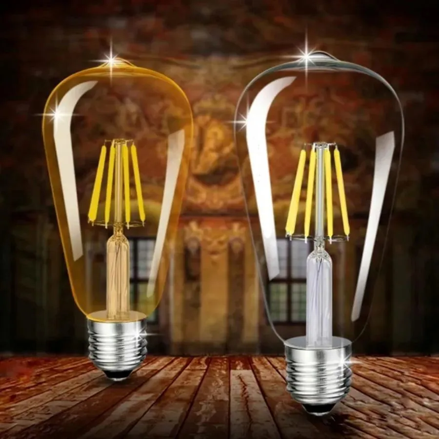 Alessandro Design ST64 bec filament E27 4W lumina calda