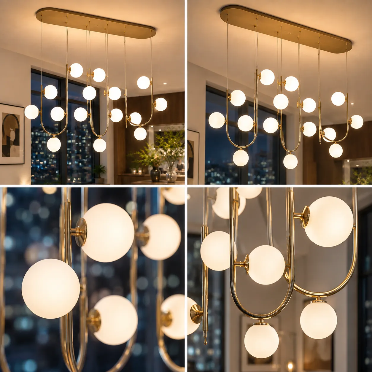 Alessandro Design Gijduvan Supremo lustra 16xG9 aurie 95cm