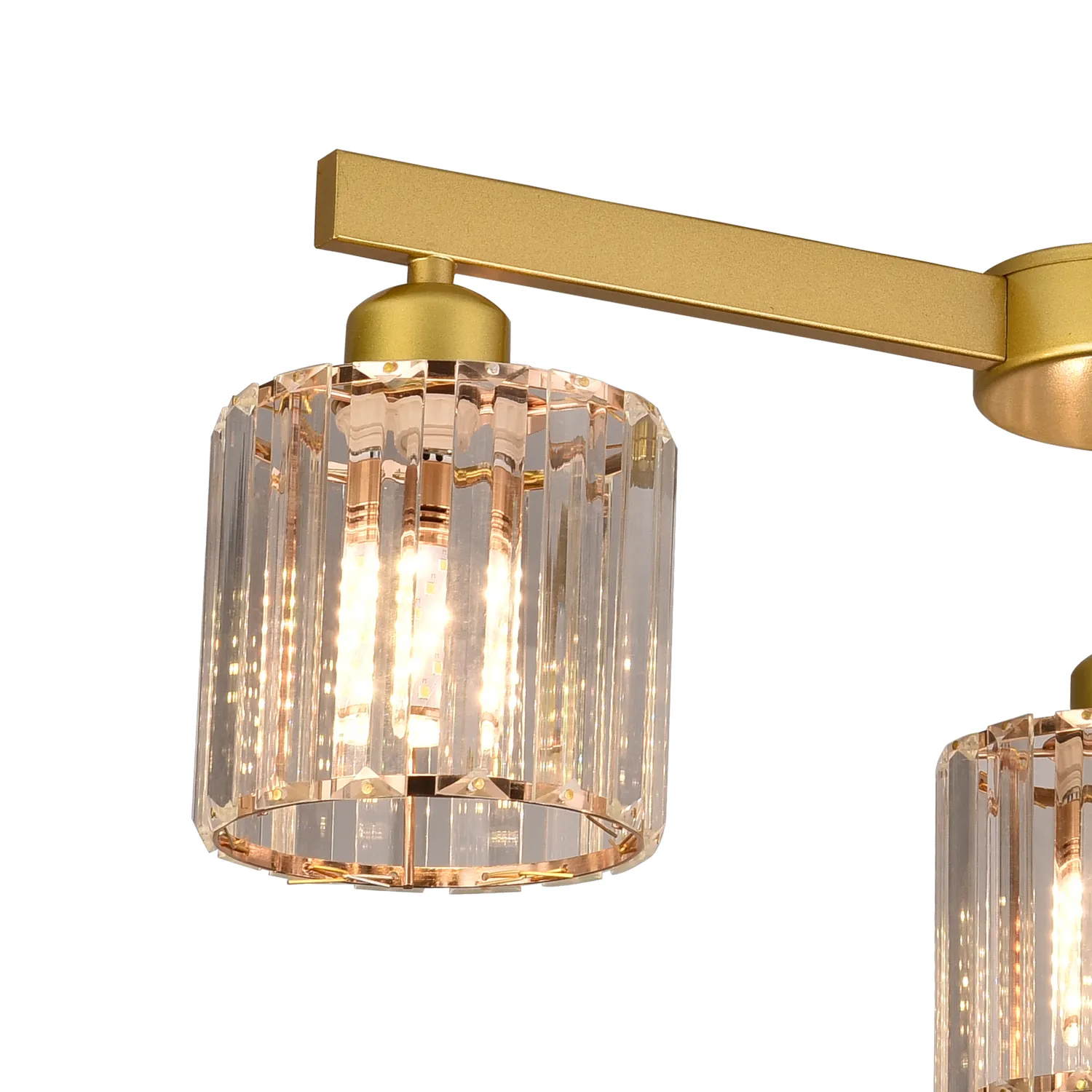 Alessandro Design LC110/3GD candelabru cristal auriu 3xE27