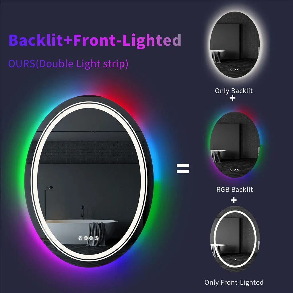 Alessandro Design Celeste MotionGlow Marcello oglindă LED 60cm RGB