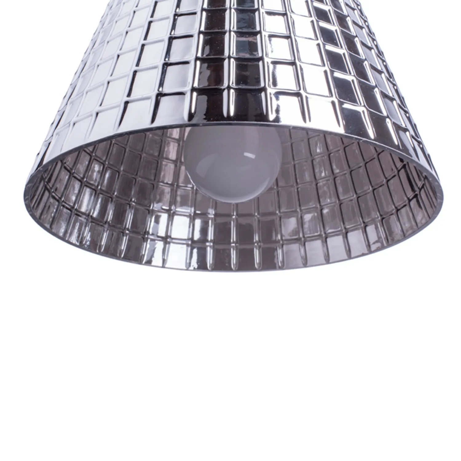 Rendl Light Studio Corona pendul sticla cromata