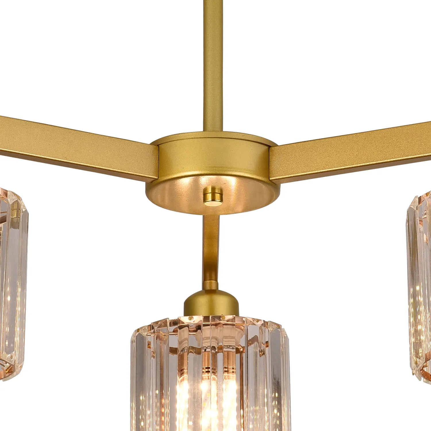 Alessandro Design LC110/3GD candelabru cristal auriu 3xE27